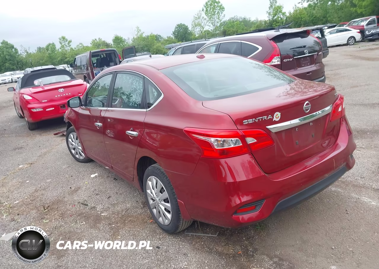 2017 Nissan Sentra Sv VIN:3N1AB7AP1HY366752 - 3