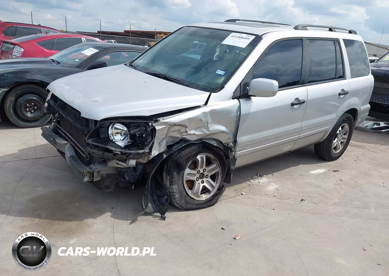 2005 Honda Pilot Ex-L VIN:5FNYF18545B045751 - 2