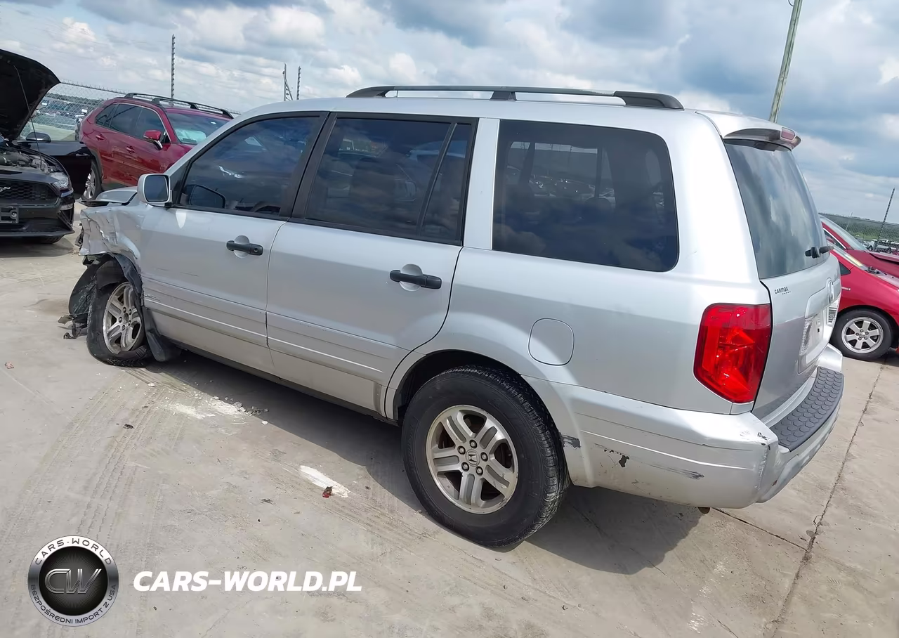 2005 Honda Pilot Ex-L VIN:5FNYF18545B045751 - 3