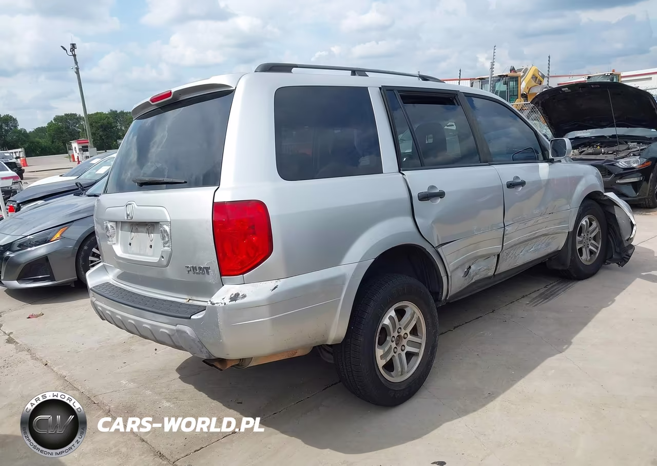 2005 Honda Pilot Ex-L VIN:5FNYF18545B045751 - 4