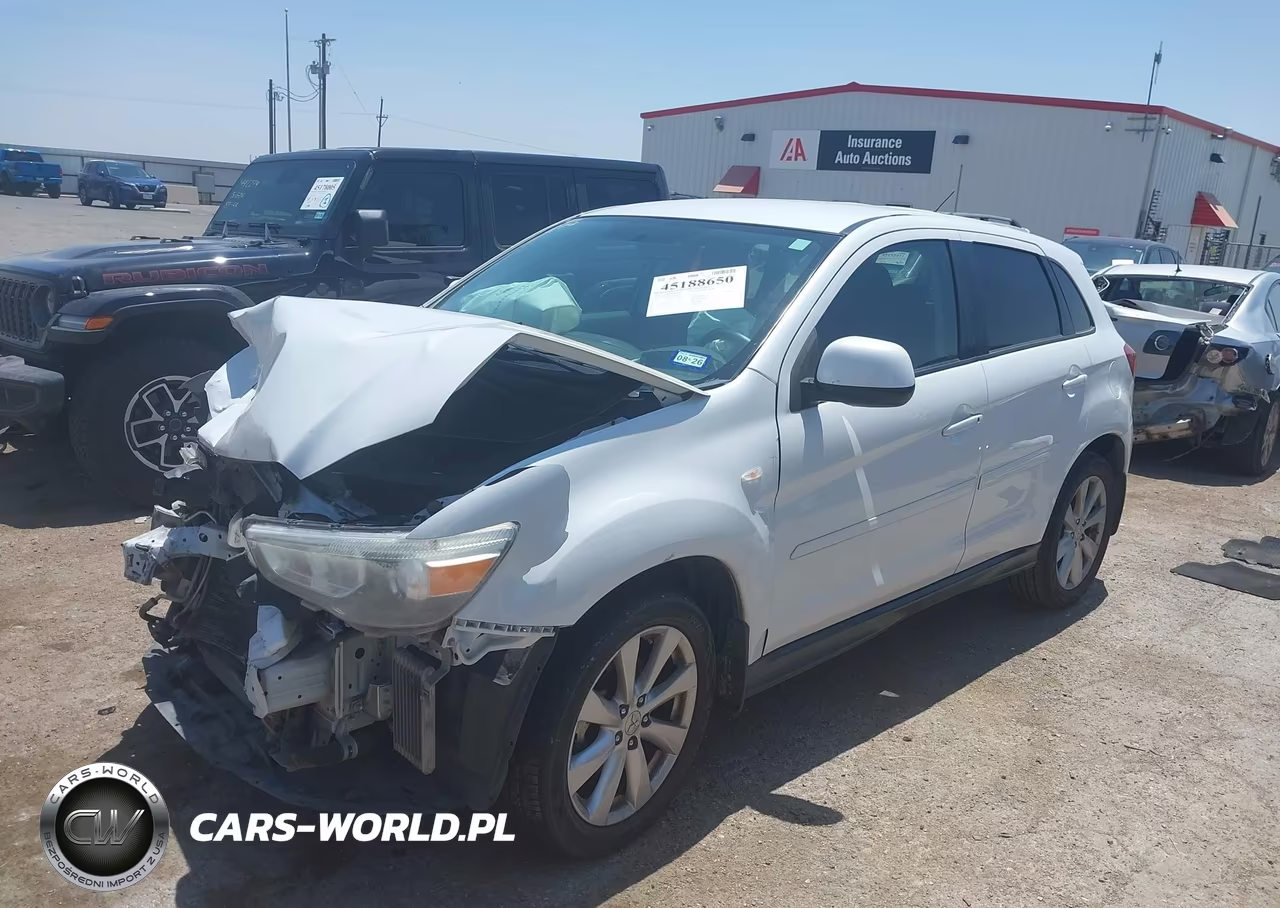2014 Mitsubishi Outlander Sport Es VIN:4A4AP3AU6EE020646 - 2