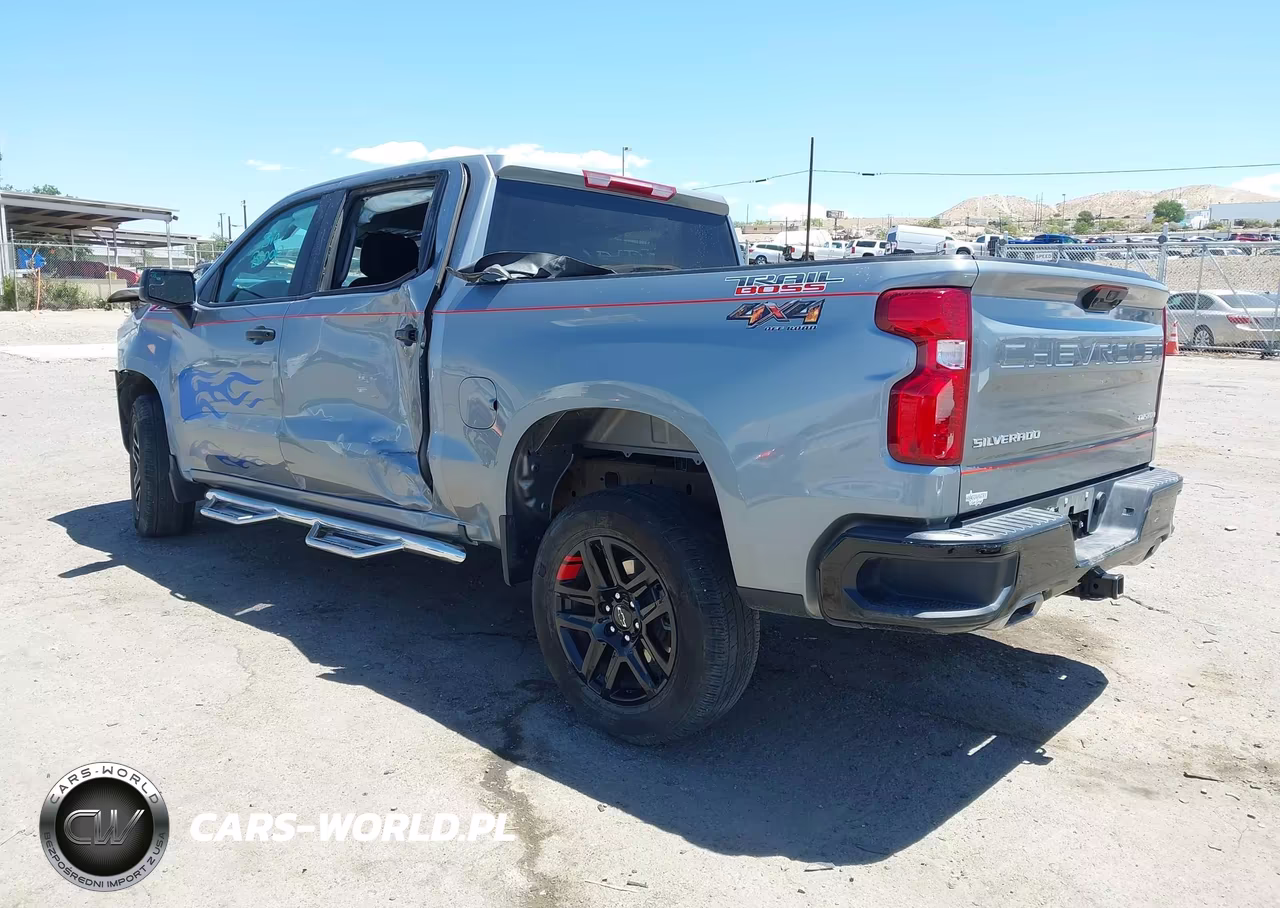 2025 Chevrolet Silverado 1500 4Wd Short Bed Custom Trail Boss VIN:3GCUKCED7SG374810 - 3