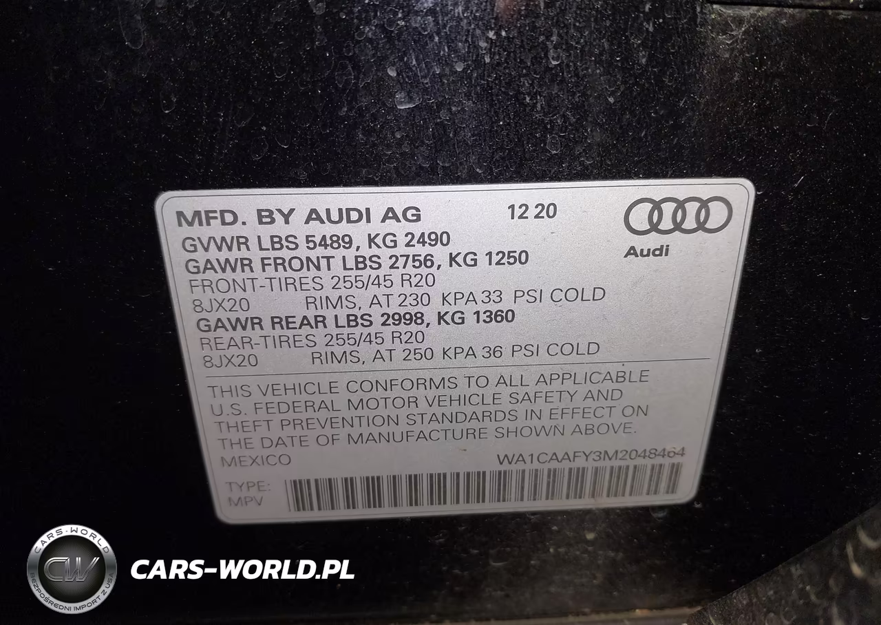 2021 Audi Q5 Prestige 45 Tfsi Quattro S Tronic VIN:WA1CAAFY3M2048464 - 9