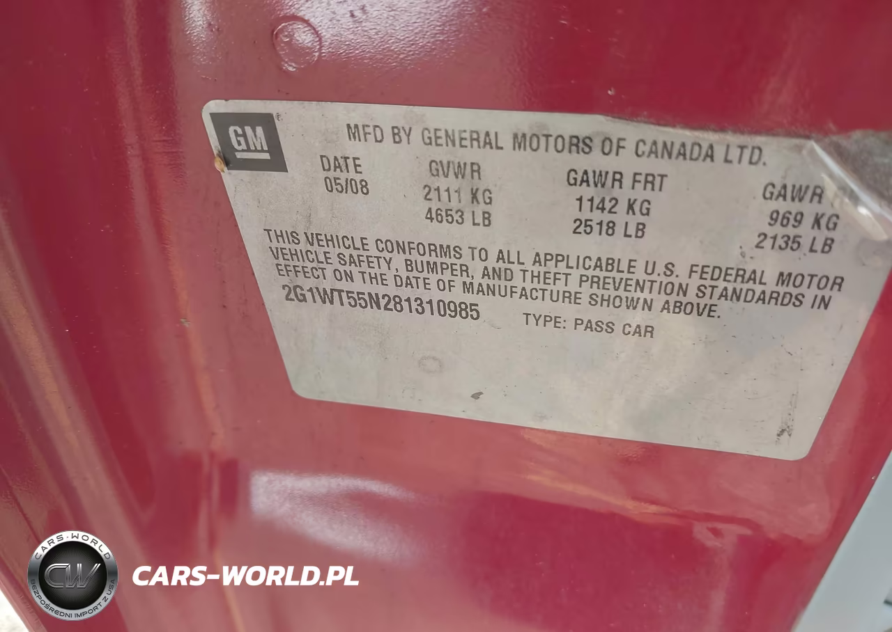2008 Chevrolet Impala Lt VIN:2G1WT55N281310985 - 9
