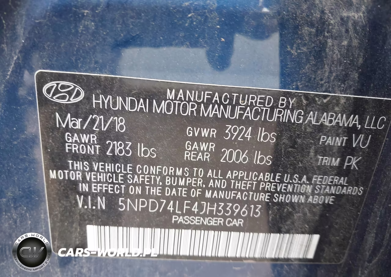 2018 Hyundai Elantra Se VIN:5NPD74LF4JH339613 - 9