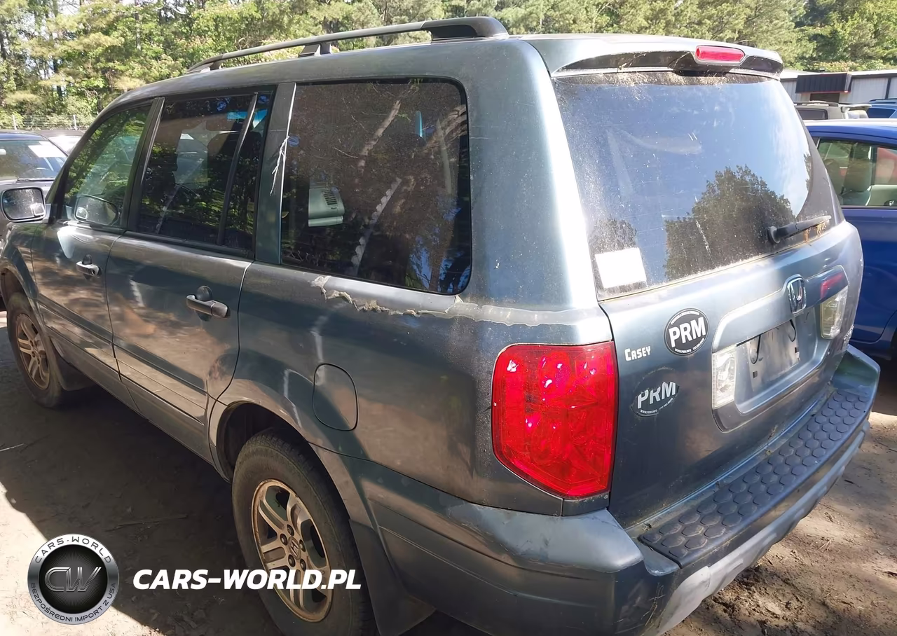 2005 Honda Pilot Ex-L VIN:2HKYF18605H541365 - 3