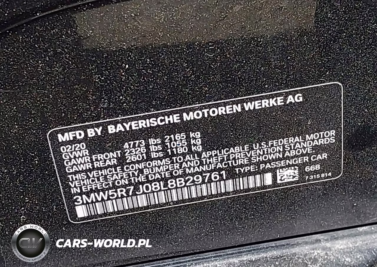 2020 BMW 330I xDrive VIN:3MW5R7J08L8B29761 - 9