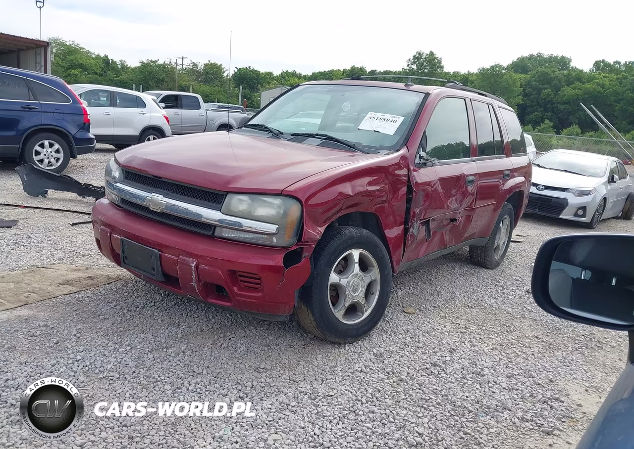 2007 Chevrolet Trailblazer Ls VIN:1GNDT13S872293728 - 2