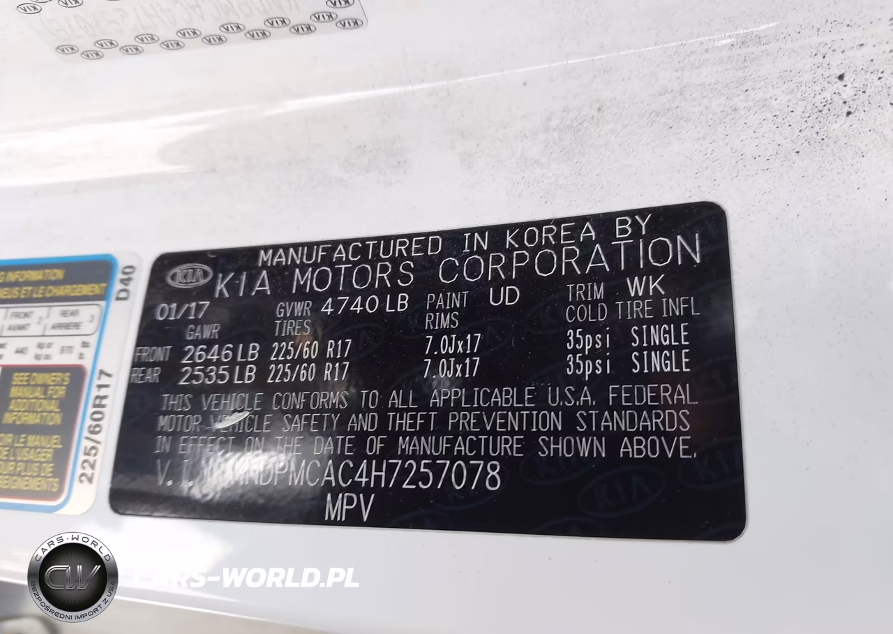 2017 Kia Sportage Lx VIN:KNDPMCAC4H7257078 - 9