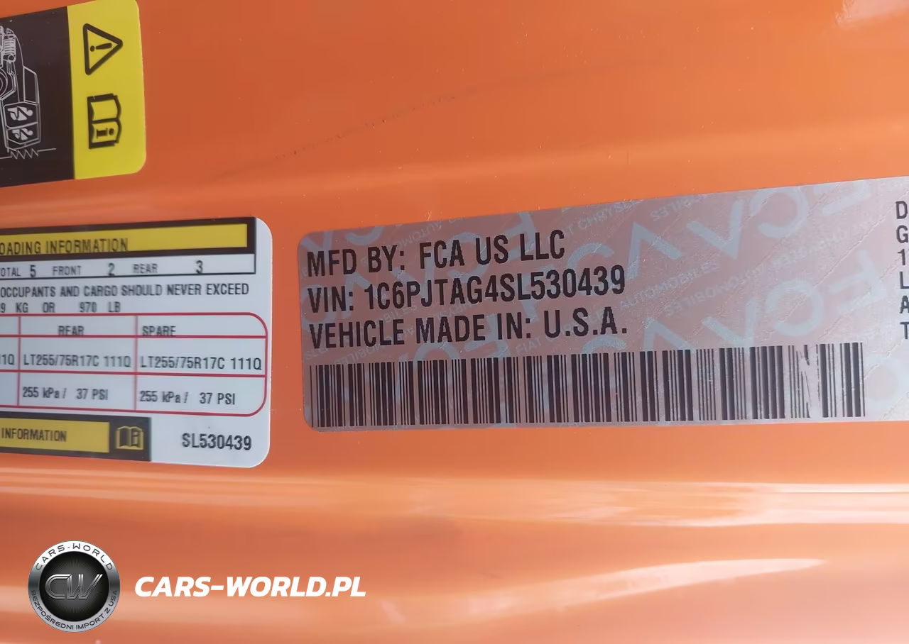 2025 Jeep Gladiator High Tide VIN:1C6PJTAG4SL530439 - 9