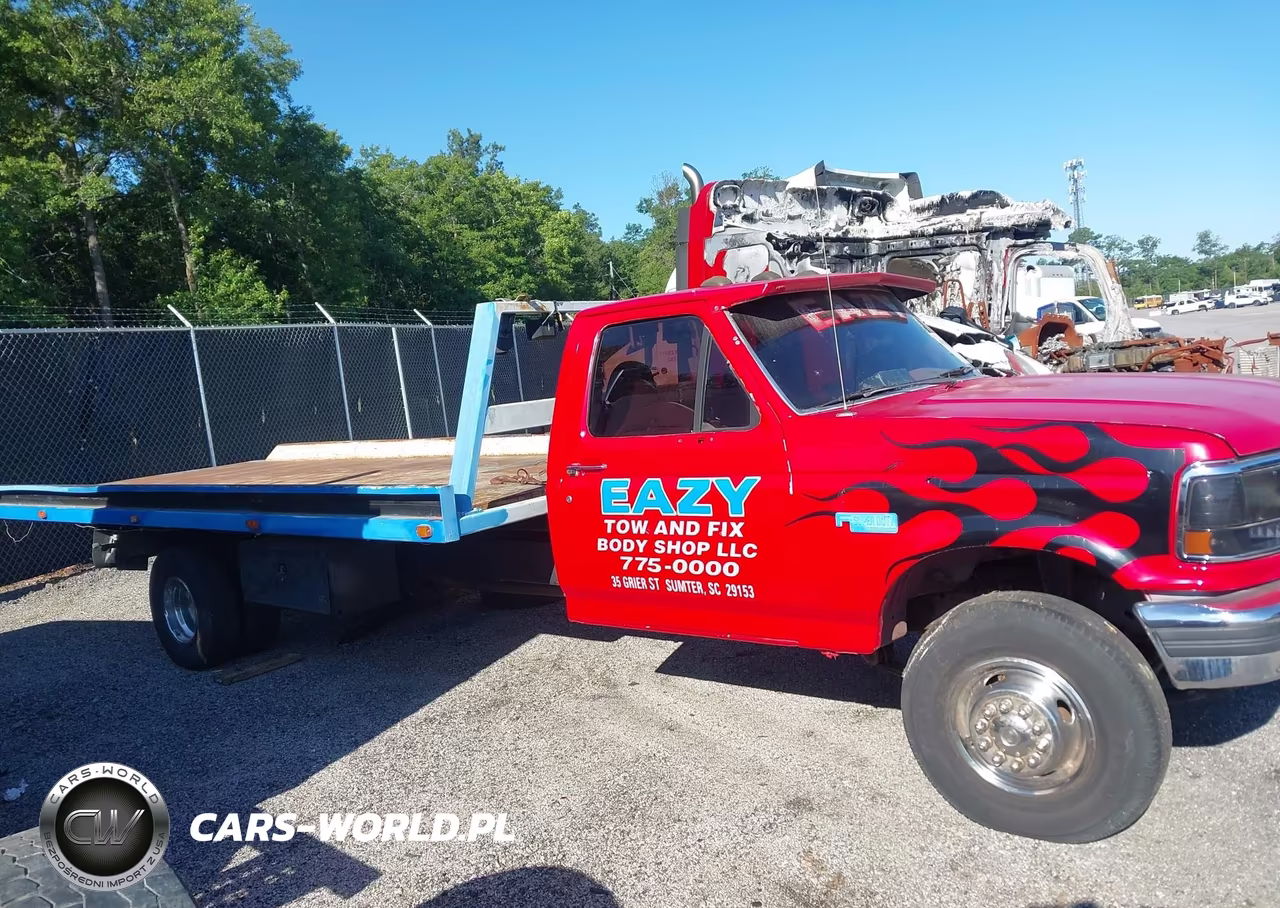 1992 Ford Flatbed Tow Truck VIN:2FDLF47M4NCA09145 - 12