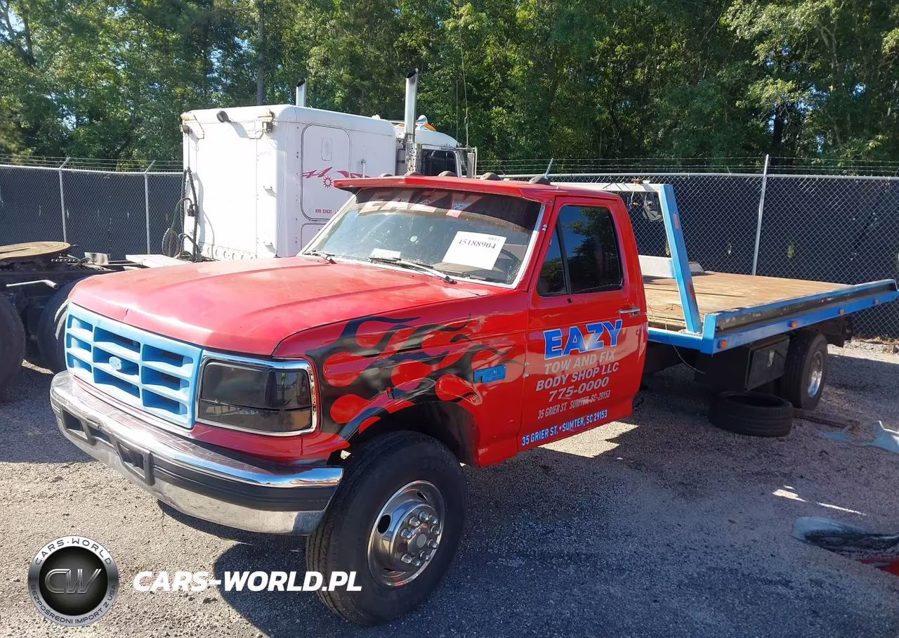 1992 Ford Flatbed Tow Truck VIN:2FDLF47M4NCA09145 - 2