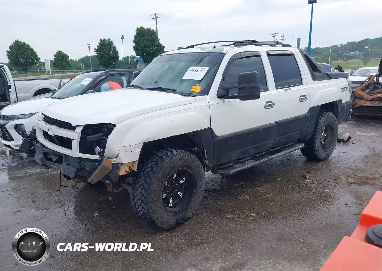 2002 Chevrolet Avalanche 1500 VIN:3GNEK13T62G225315 - 2
