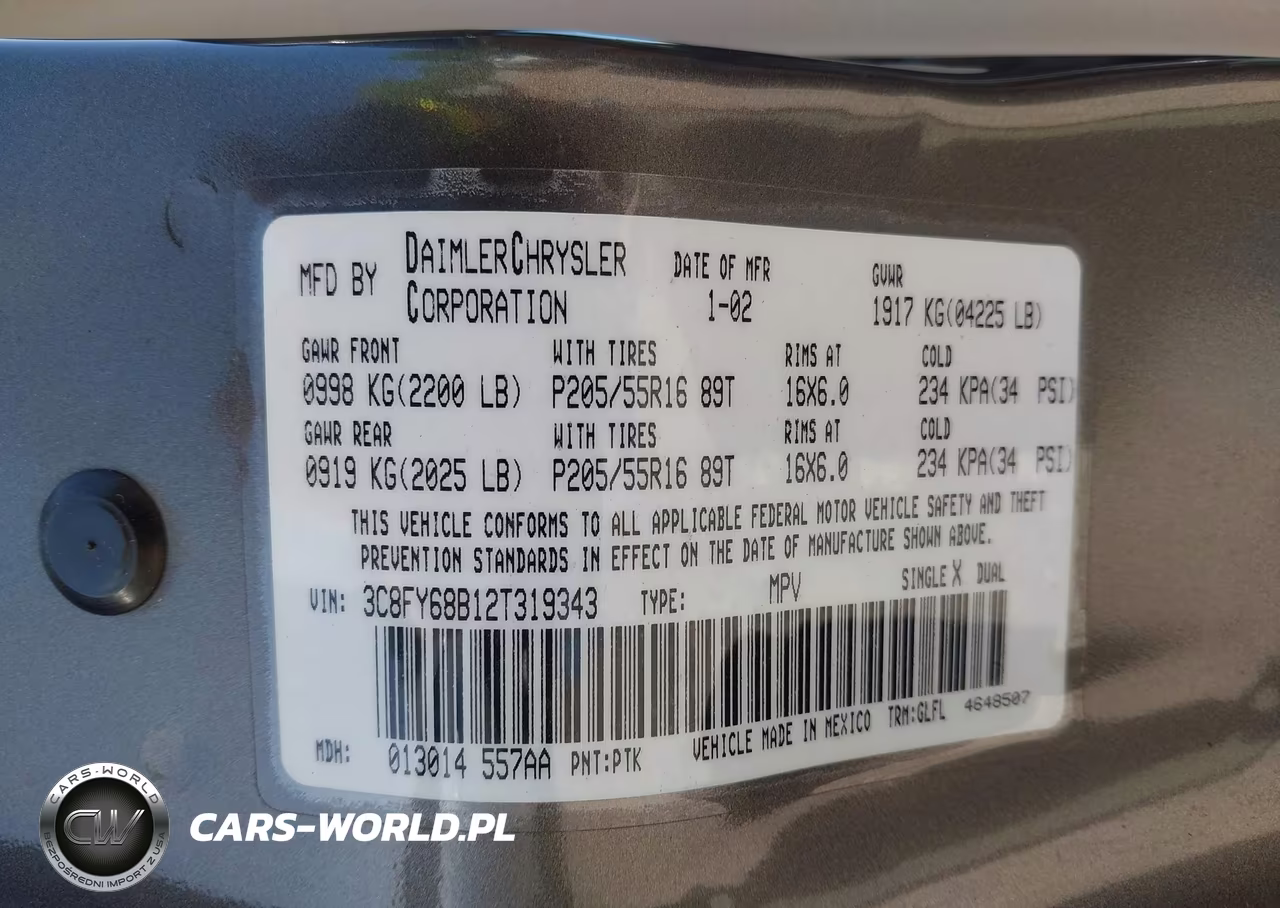 2002 Chrysler Pt Cruiser Limited VIN:3C8FY68B12T319343 - 9