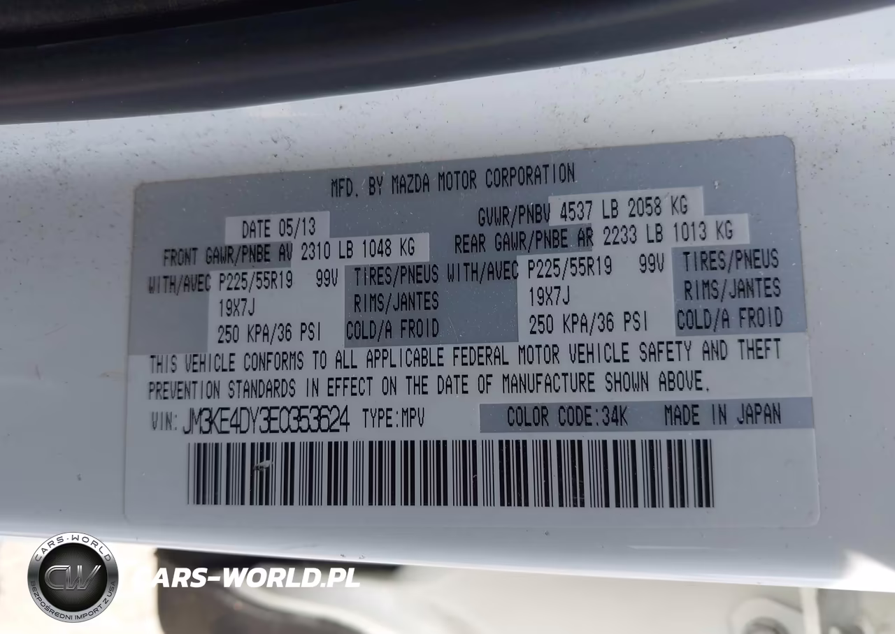 2014 Mazda Cx-5 Grand Touring VIN:JM3KE4DY3E0353624 - 9