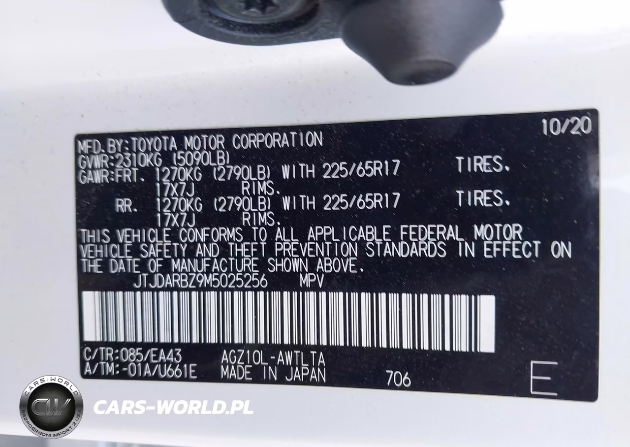 2021 Lexus Nx 300 VIN:JTJDARBZ9M5025256 - 9