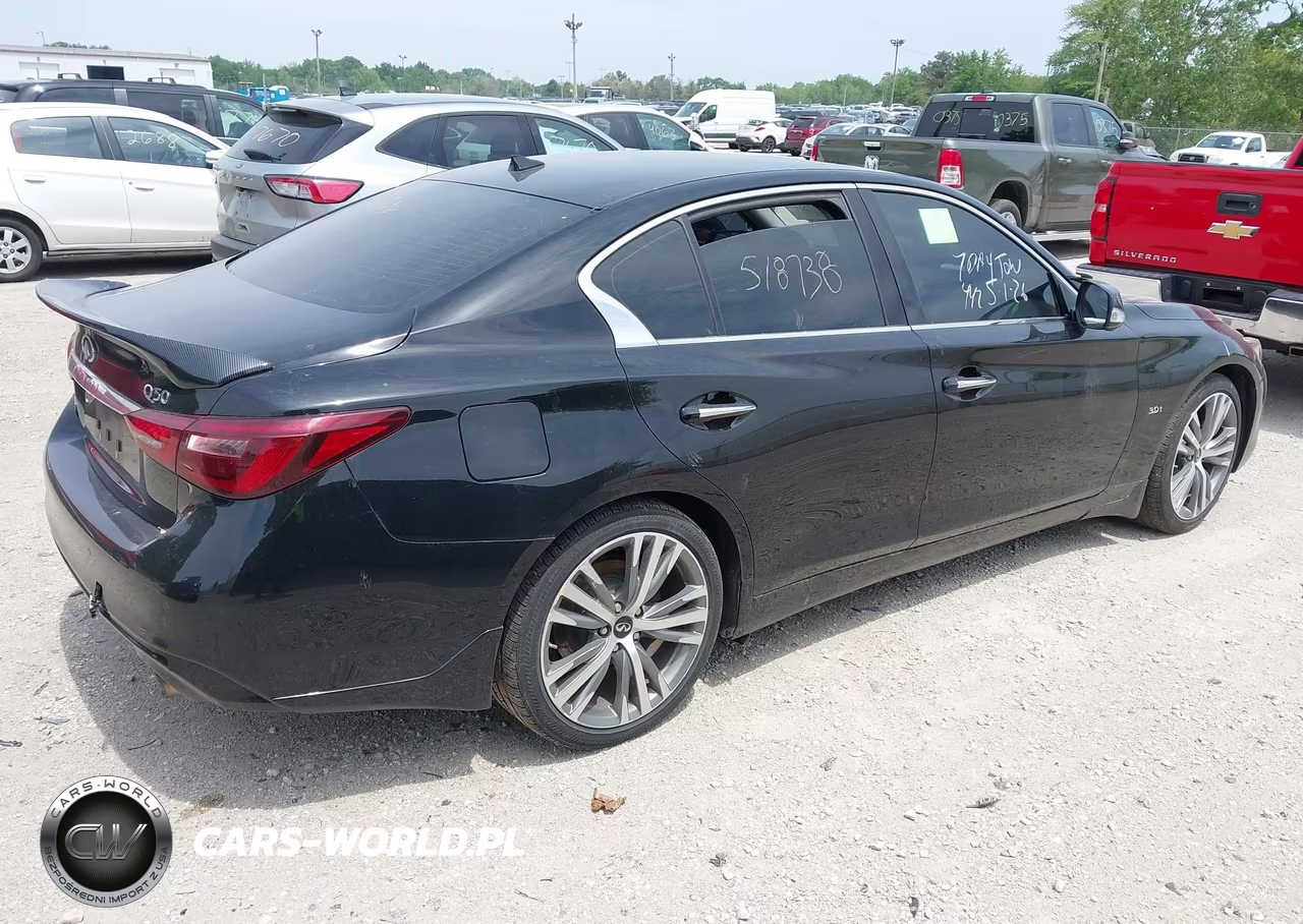 2019 Infiniti Q50 3.0T Luxe VIN:JN1EV7AR7KM551246 - 4