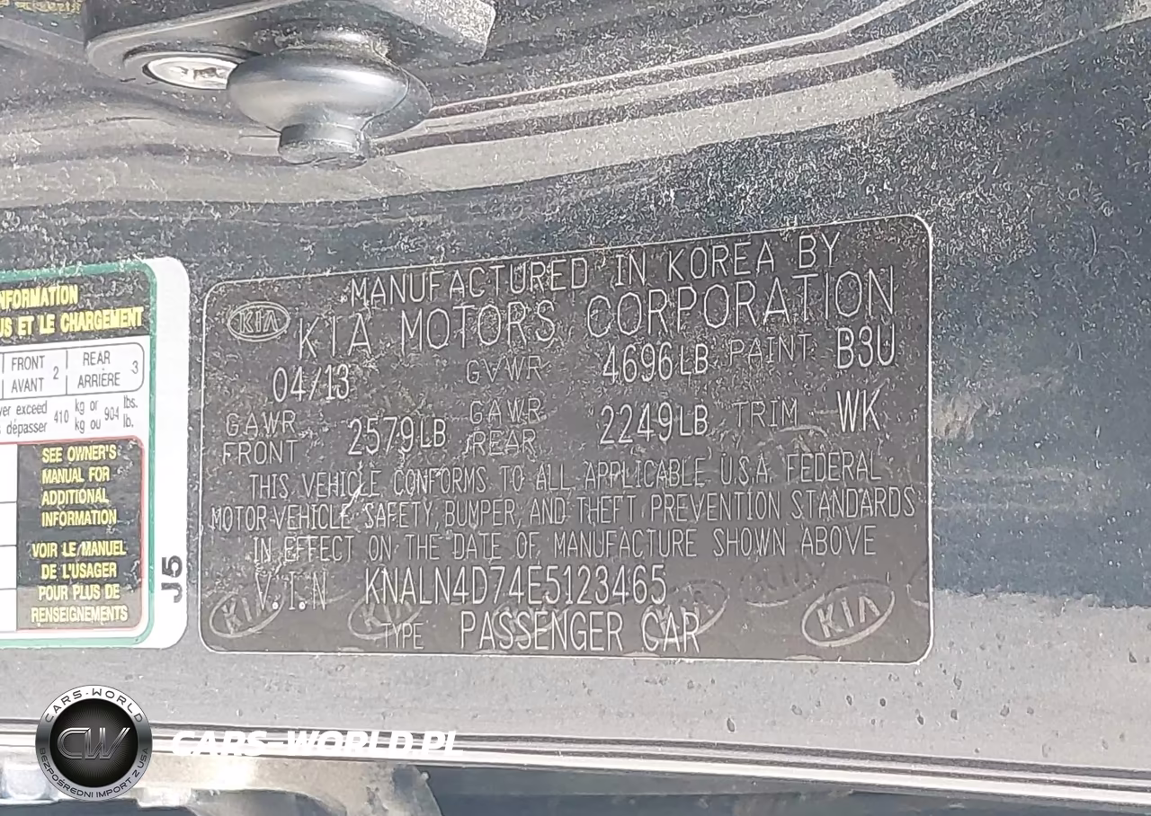 2014 Kia Cadenza Premium VIN:KNALN4D74E5123465 - 9
