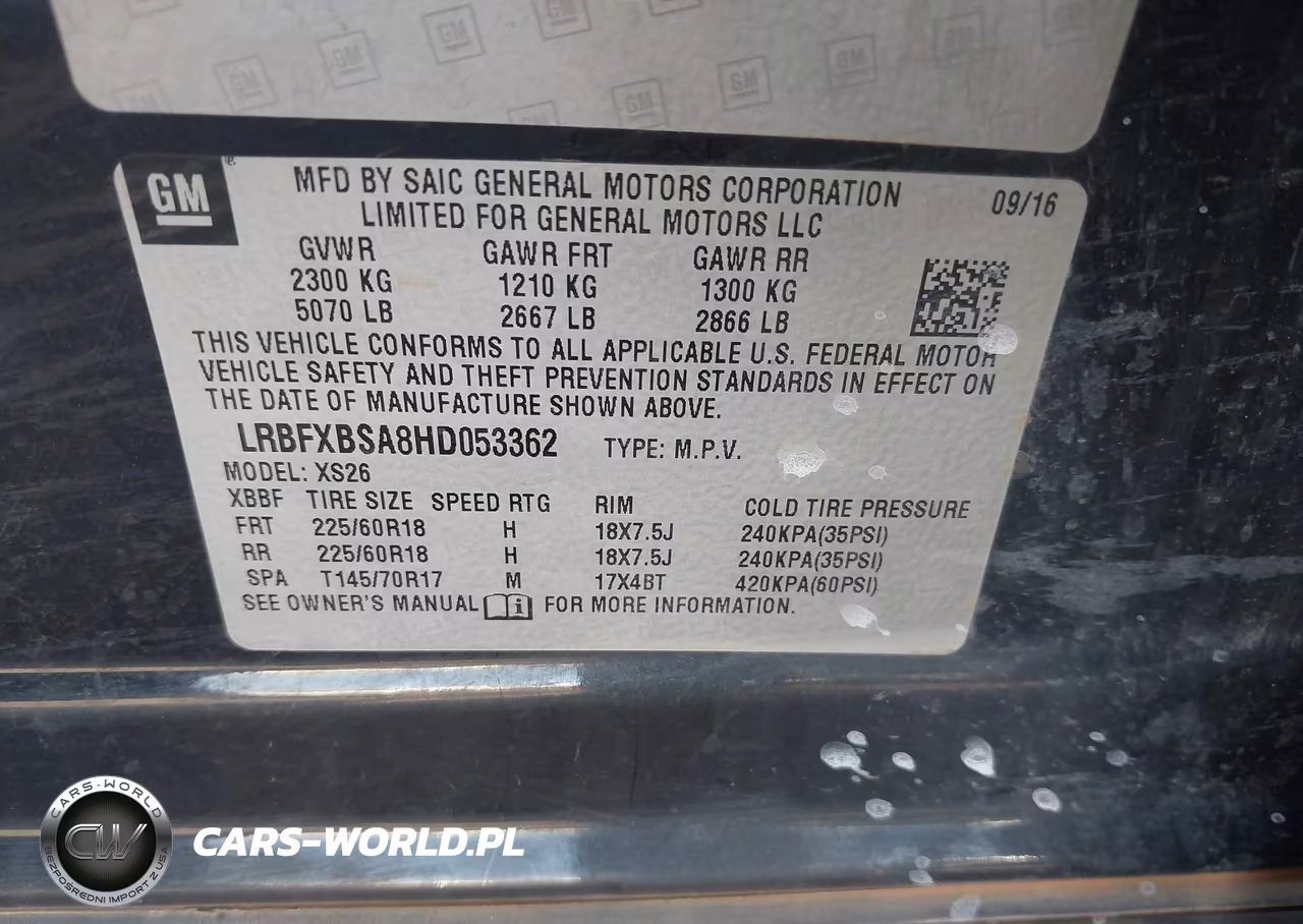 2017 Buick Envision Essence VIN:LRBFXBSA8HD053362 - 9