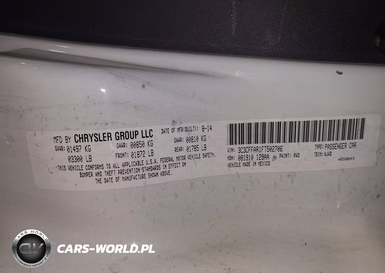 2015 Fiat 500 Pop VIN:3C3CFFAR1FT502706 - 9