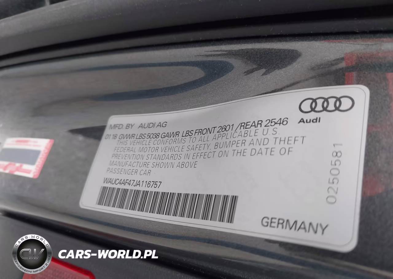 2018 Audi S4 3.0T Premium Plus VIN:WAUC4AF47JA116757 - 9