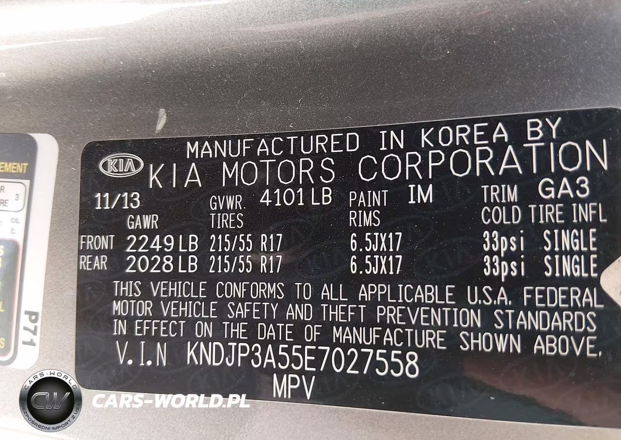 2014 Kia Soul + VIN:KNDJP3A55E7027558 - 9