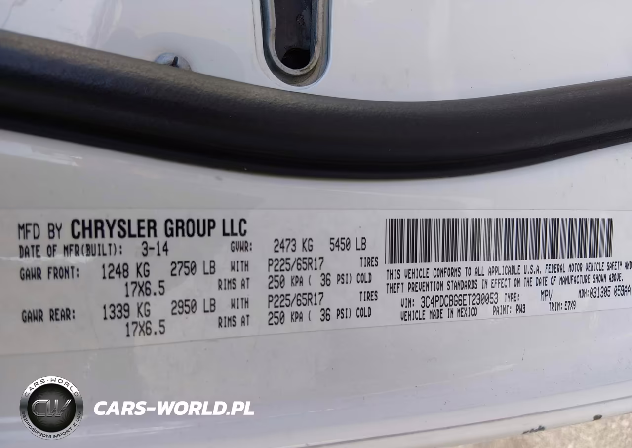 2014 Dodge Journey Sxt VIN:3C4PDCBG6ET230053 - 9