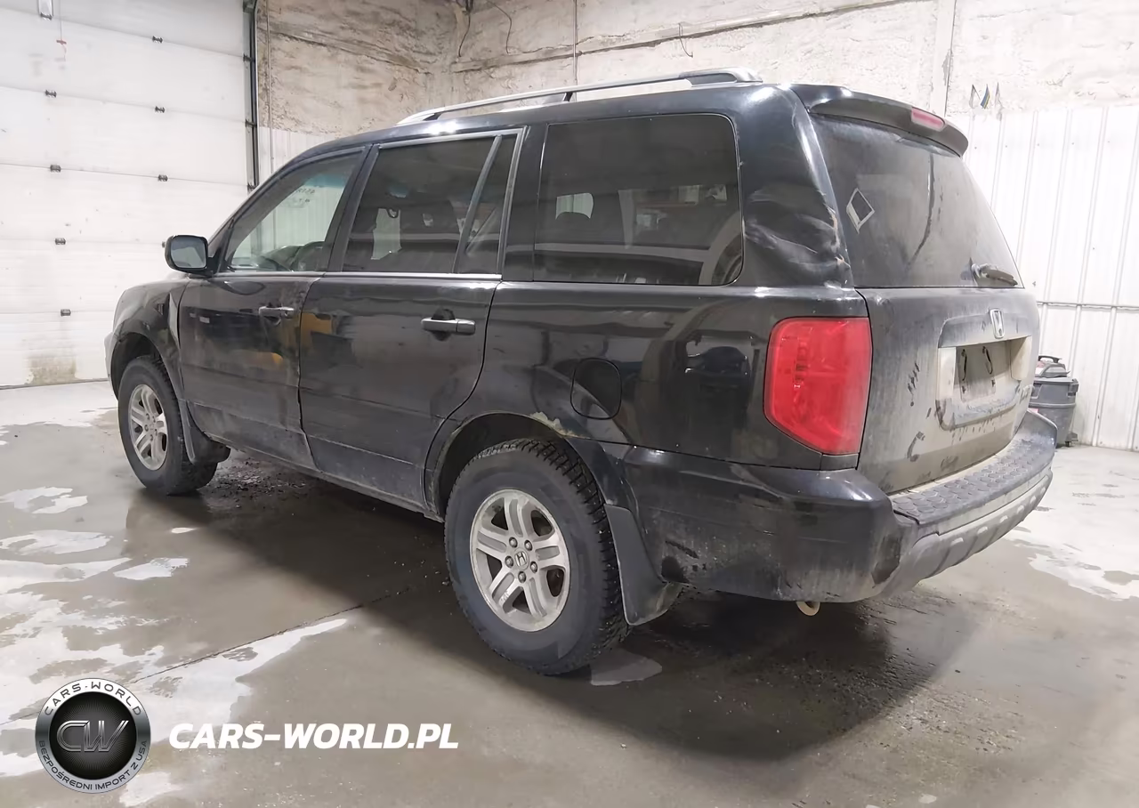 2005 Honda Pilot Ex-L VIN:2HKYF18505H558416 - 3