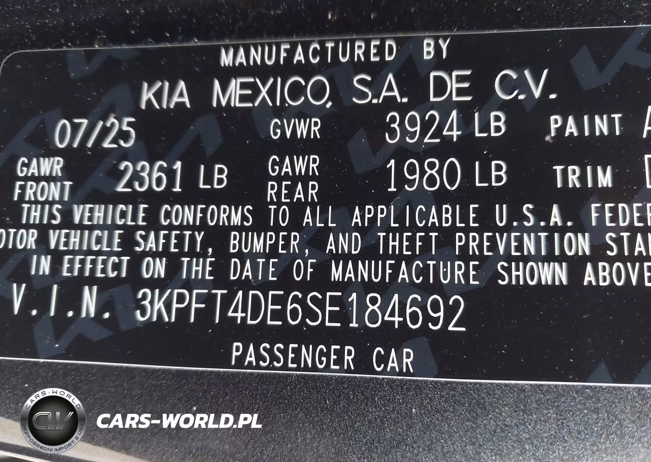 2025 Kia K4 Lxs VIN:3KPFT4DE6SE184692 - 9
