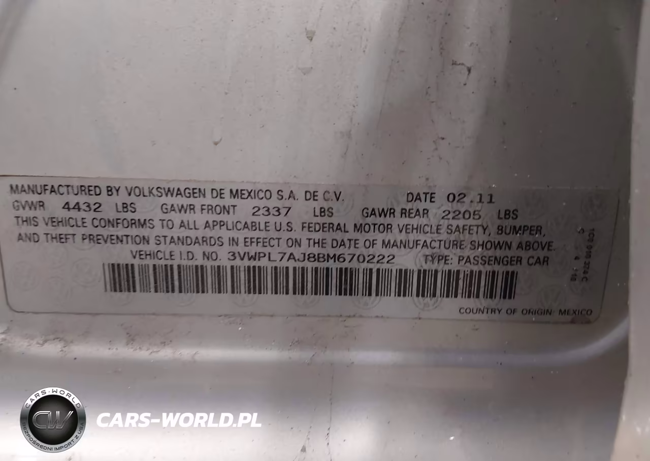 2011 Volkswagen Jetta Sportwagen 2.0L Tdi VIN:3VWPL7AJ8BM670222 - 9