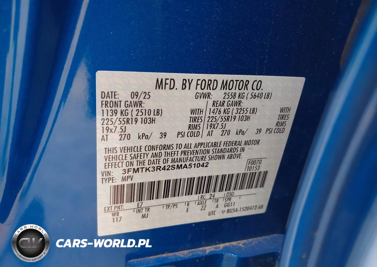 2025 Ford Mustang Mach-E Premium VIN:3FMTK3R42SMA51042 - 9