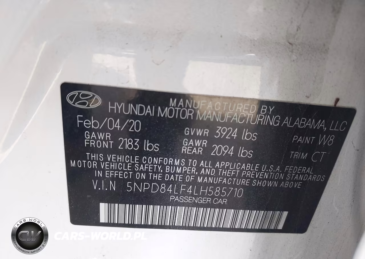 2020 Hyundai Elantra Sel VIN:5NPD84LF4LH585710 - 9