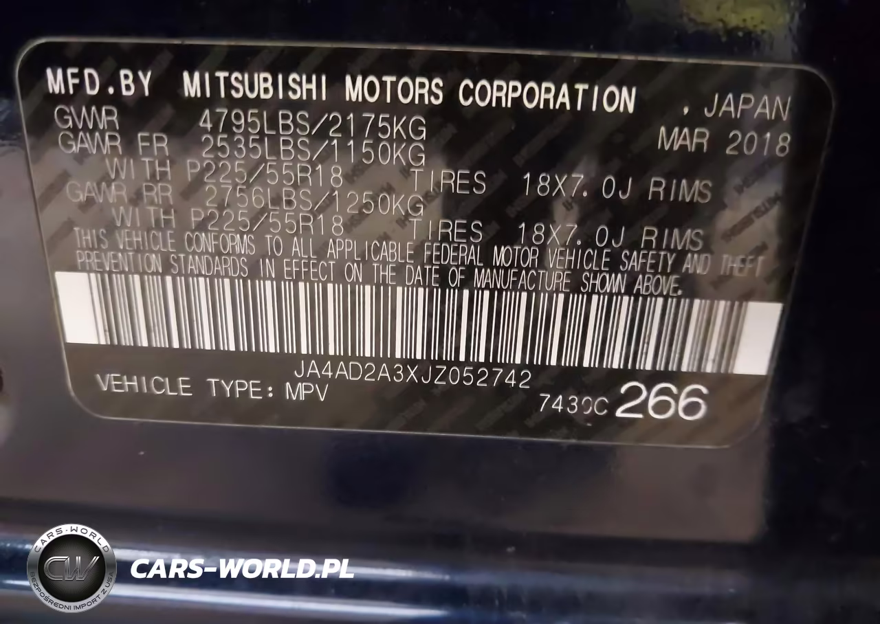 2018 Mitsubishi Outlander Es VIN:JA4AD2A3XJZ052742 - 9