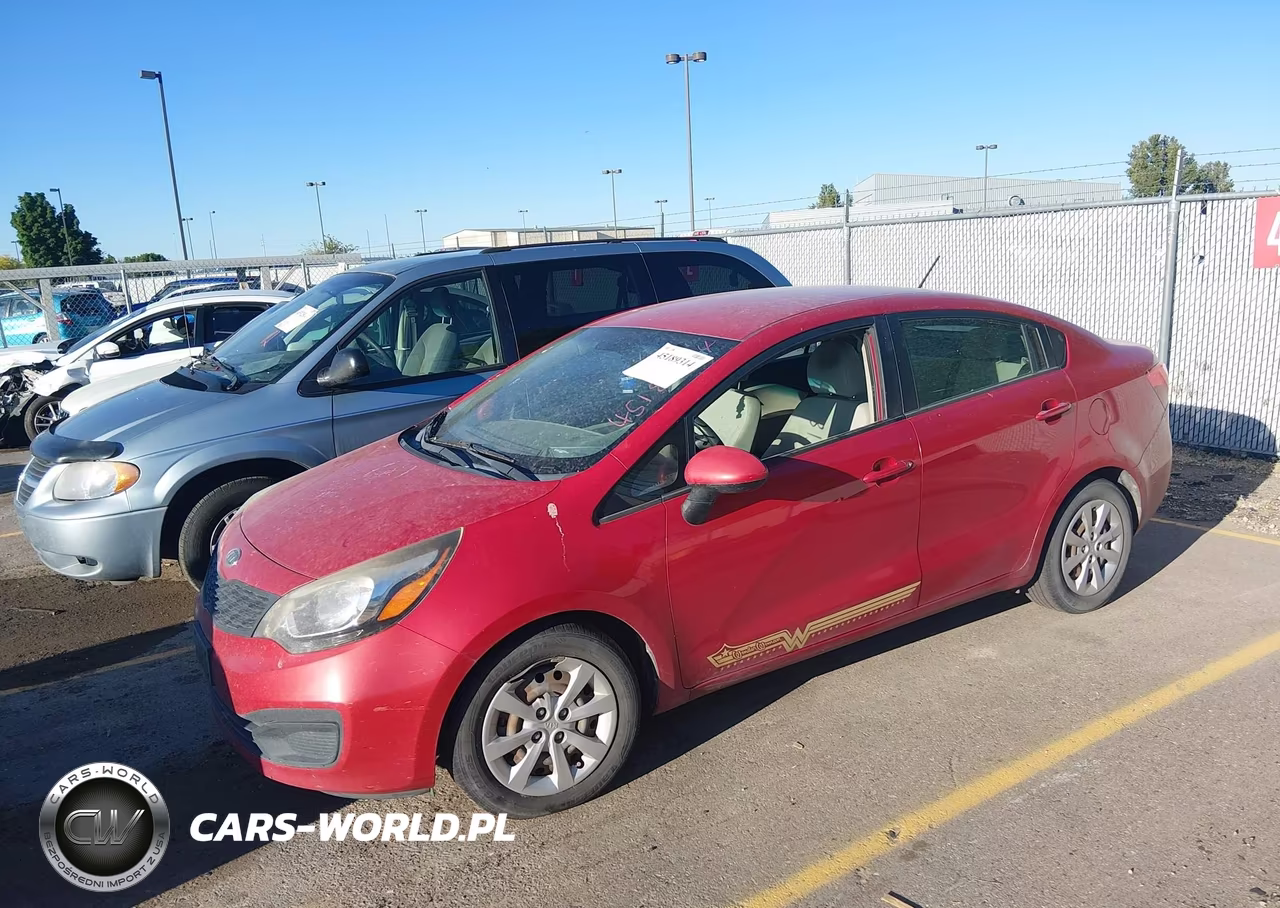 2013 Kia Rio Lx VIN:KNADM4A30D6110598 - 2