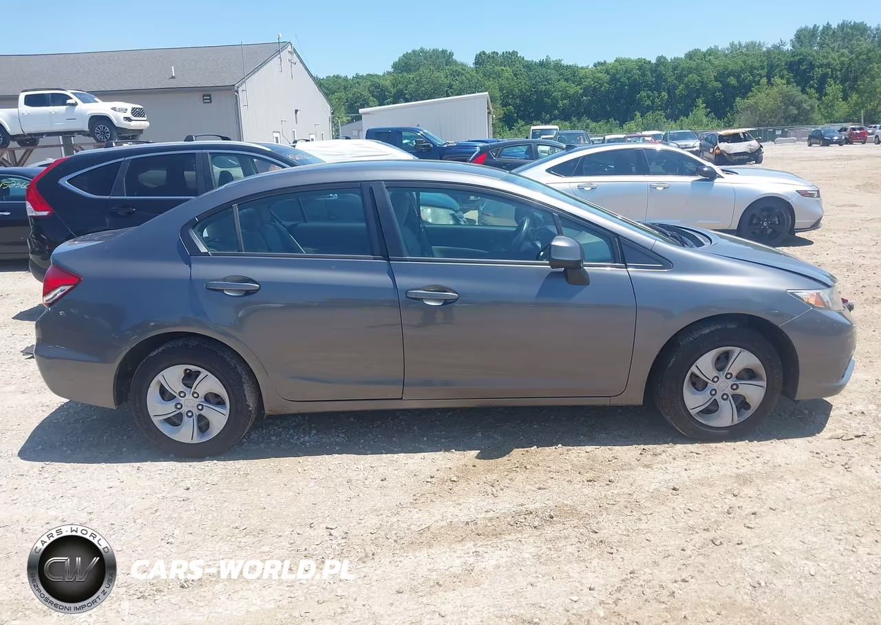 2013 Honda Civic Lx VIN:19XFB2F56DE036730 - 12