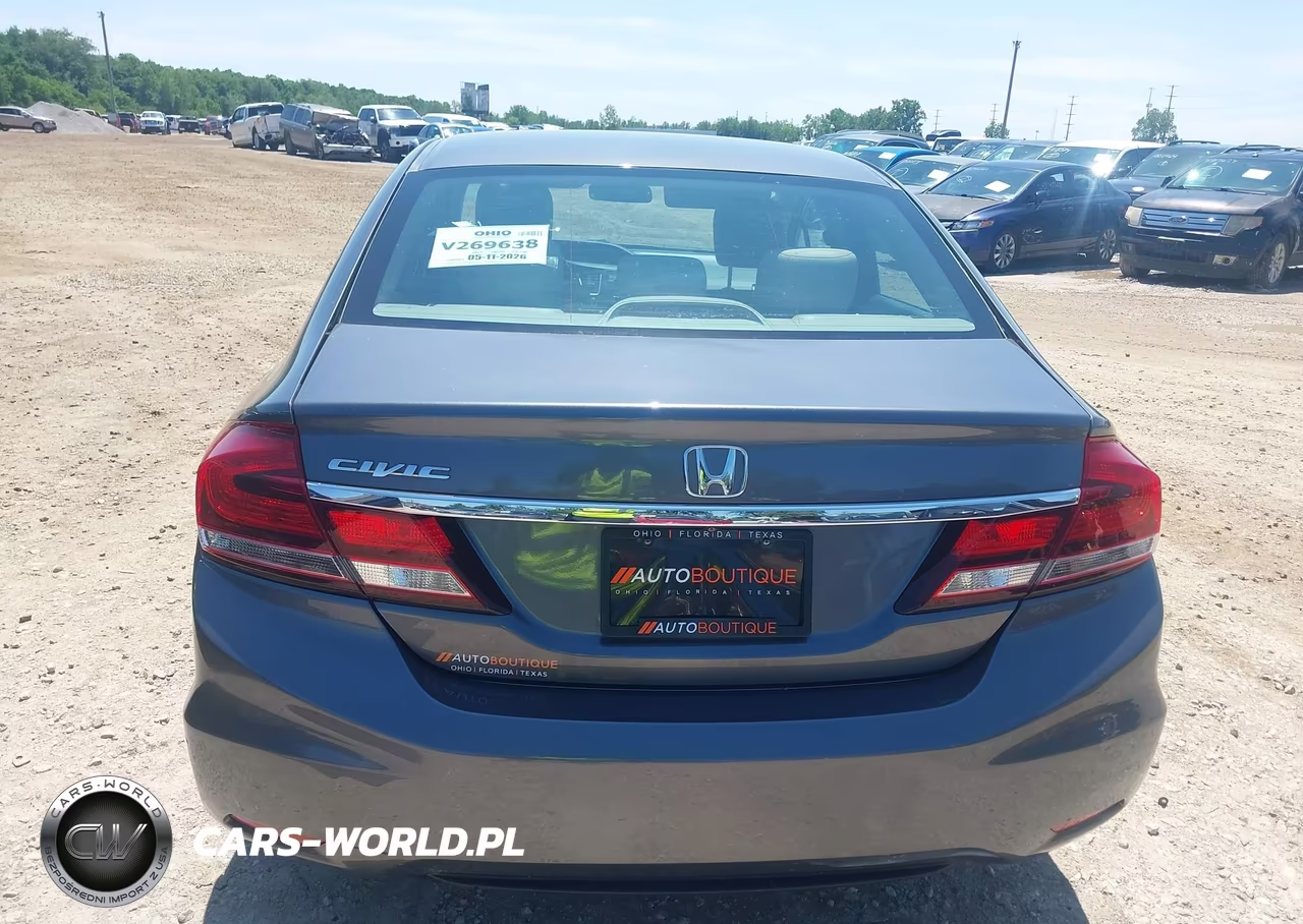 2013 Honda Civic Lx VIN:19XFB2F56DE036730 - 15