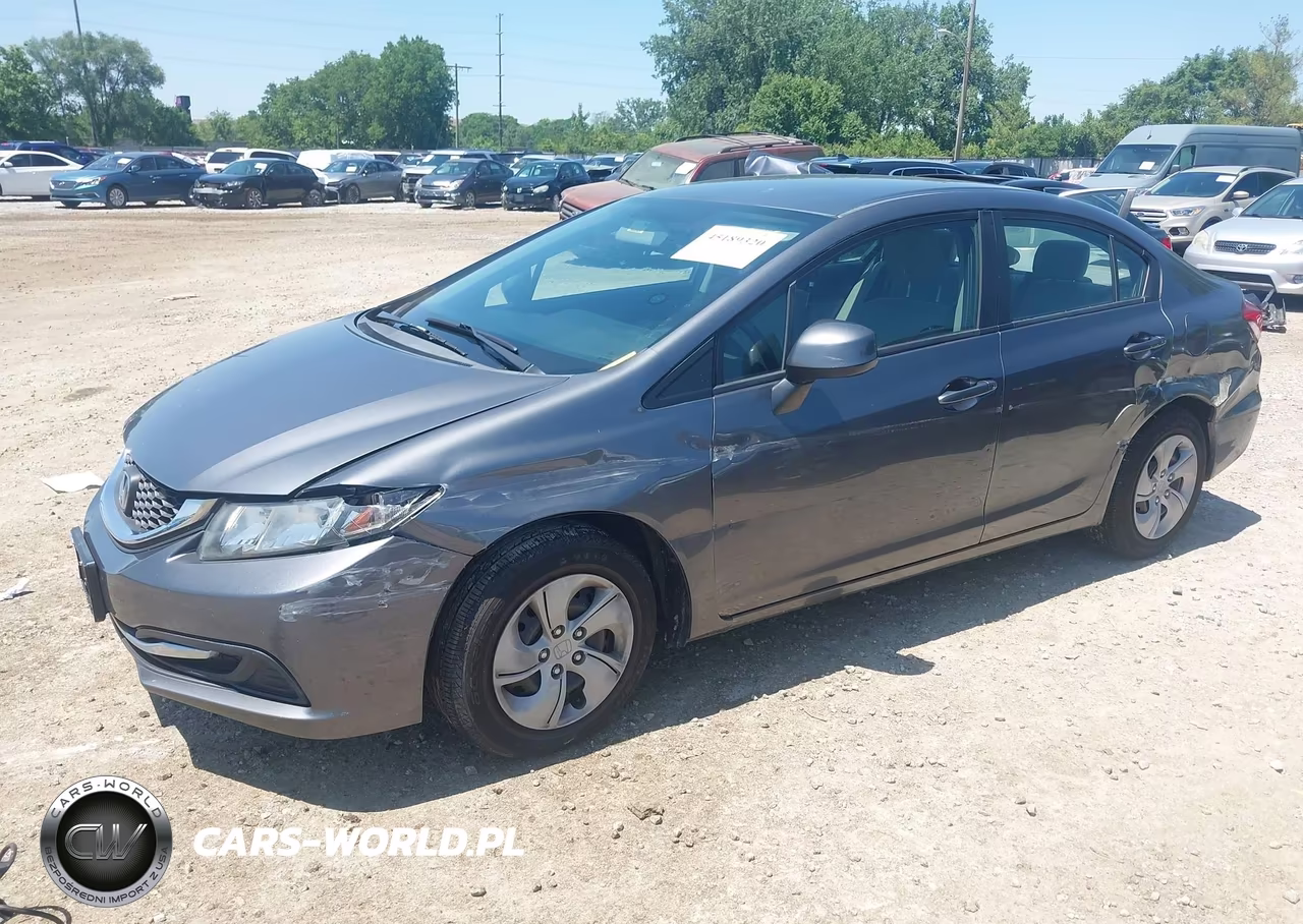 2013 Honda Civic Lx VIN:19XFB2F56DE036730 - 2
