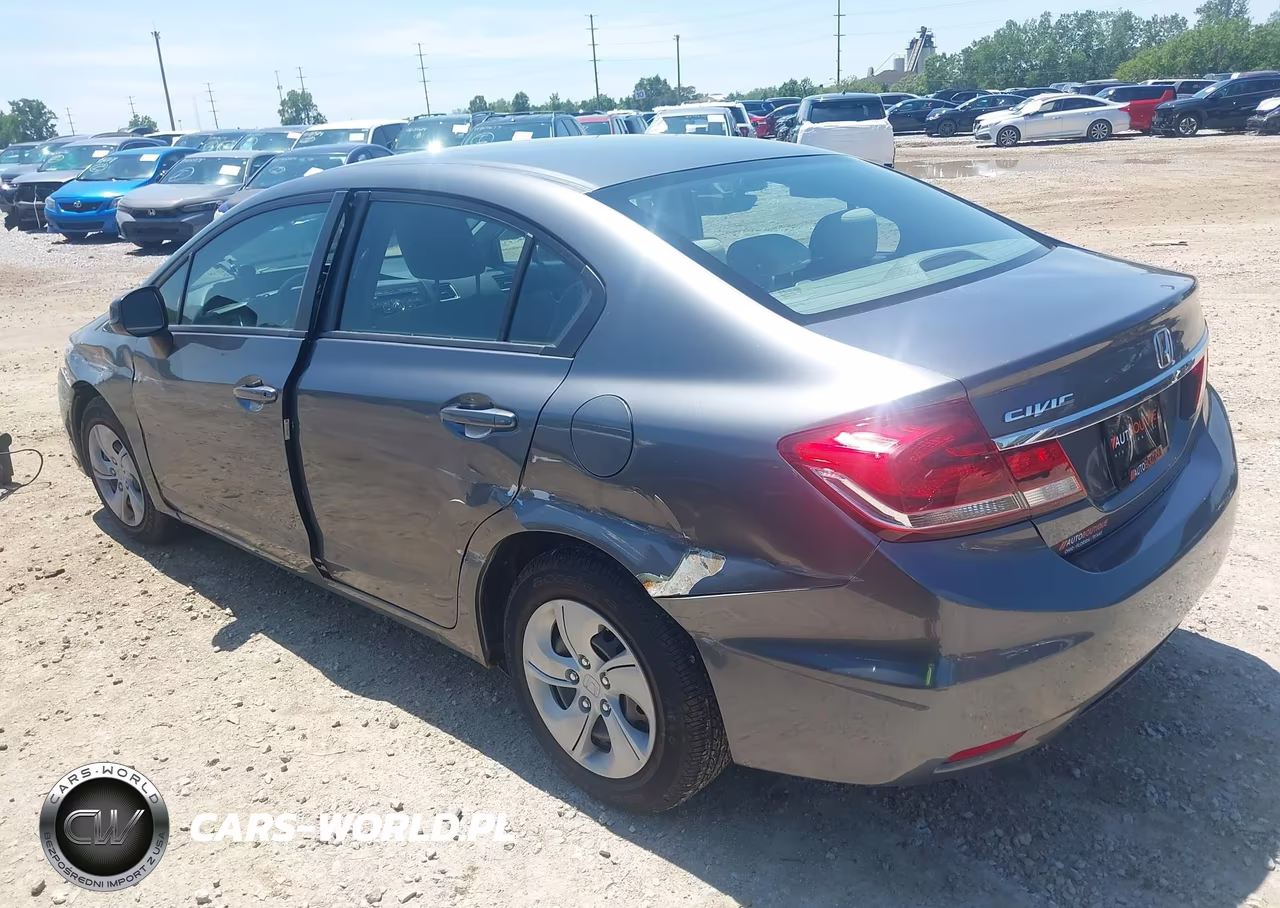 2013 Honda Civic Lx VIN:19XFB2F56DE036730 - 3