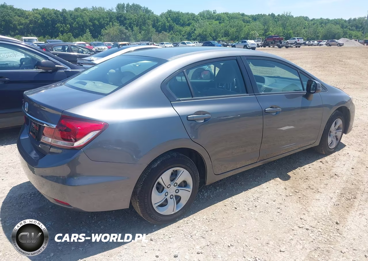 2013 Honda Civic Lx VIN:19XFB2F56DE036730 - 4