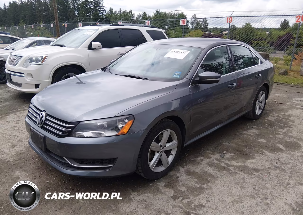 2013 Volkswagen Passat 2.5L Se VIN:1VWBP7A35DC050724 - 2