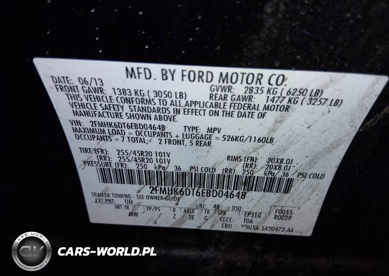 2014 Ford Flex Limited VIN:2FMHK6DT6EBD04648 - 9