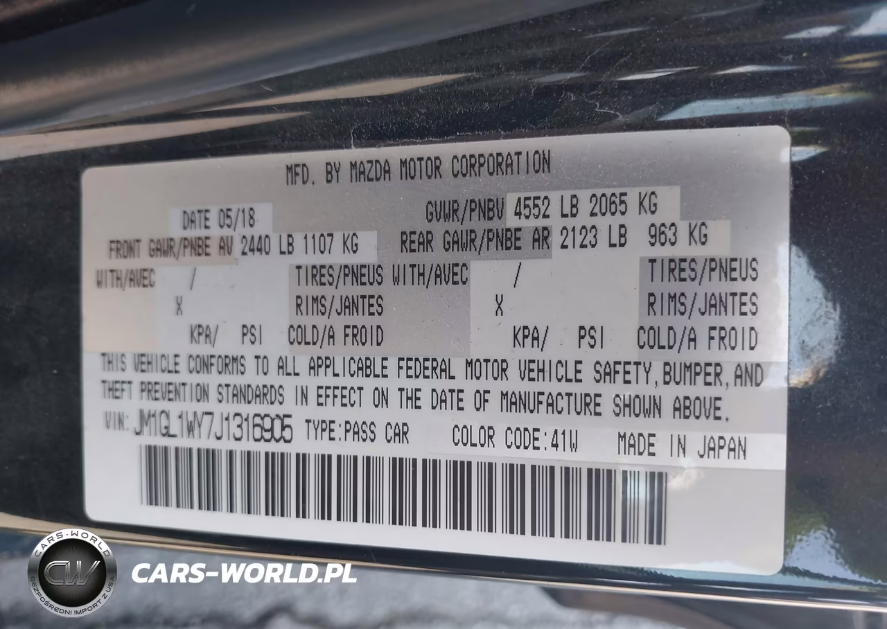 2018 Mazda Mazda6 Grand Touring Reserve VIN:JM1GL1WY7J1316905 - 9