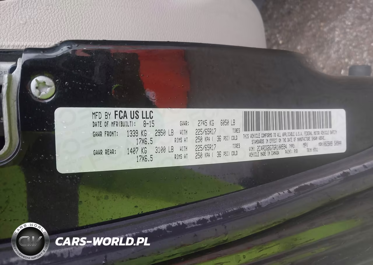 2016 Dodge Grand Caravan Se VIN:2C4RDGBG7GR100594 - 9