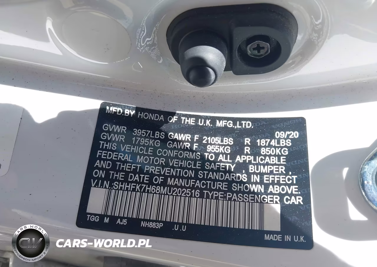 2021 Honda Civic Ex VIN:SHHFK7H68MU202516 - 9
