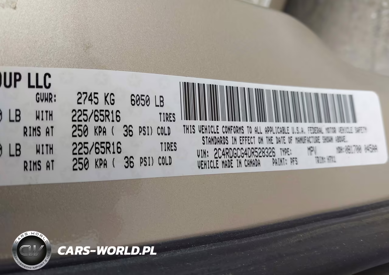 2013 Dodge Grand Caravan Sxt VIN:2C4RDGCG4DR528326 - 9