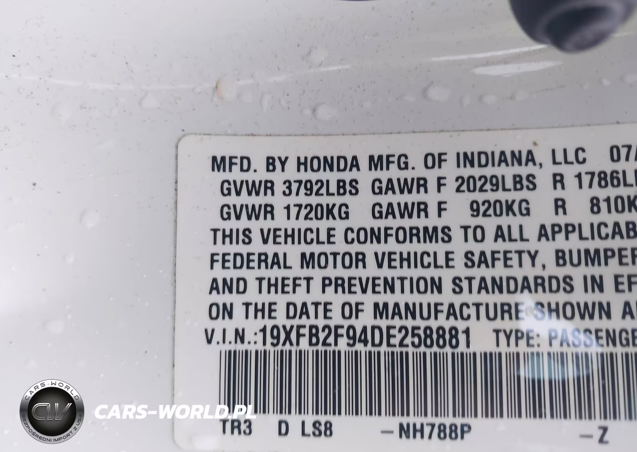 2013 Honda Civic Ex-L VIN:19XFB2F94DE258881 - 9