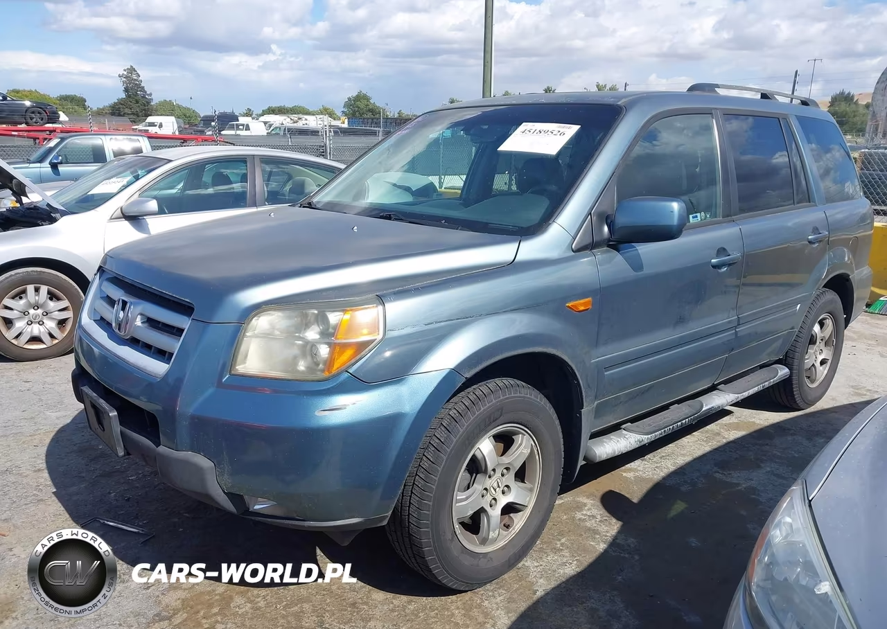 2006 Honda Pilot Ex VIN:2HKYF18606H542131 - 2