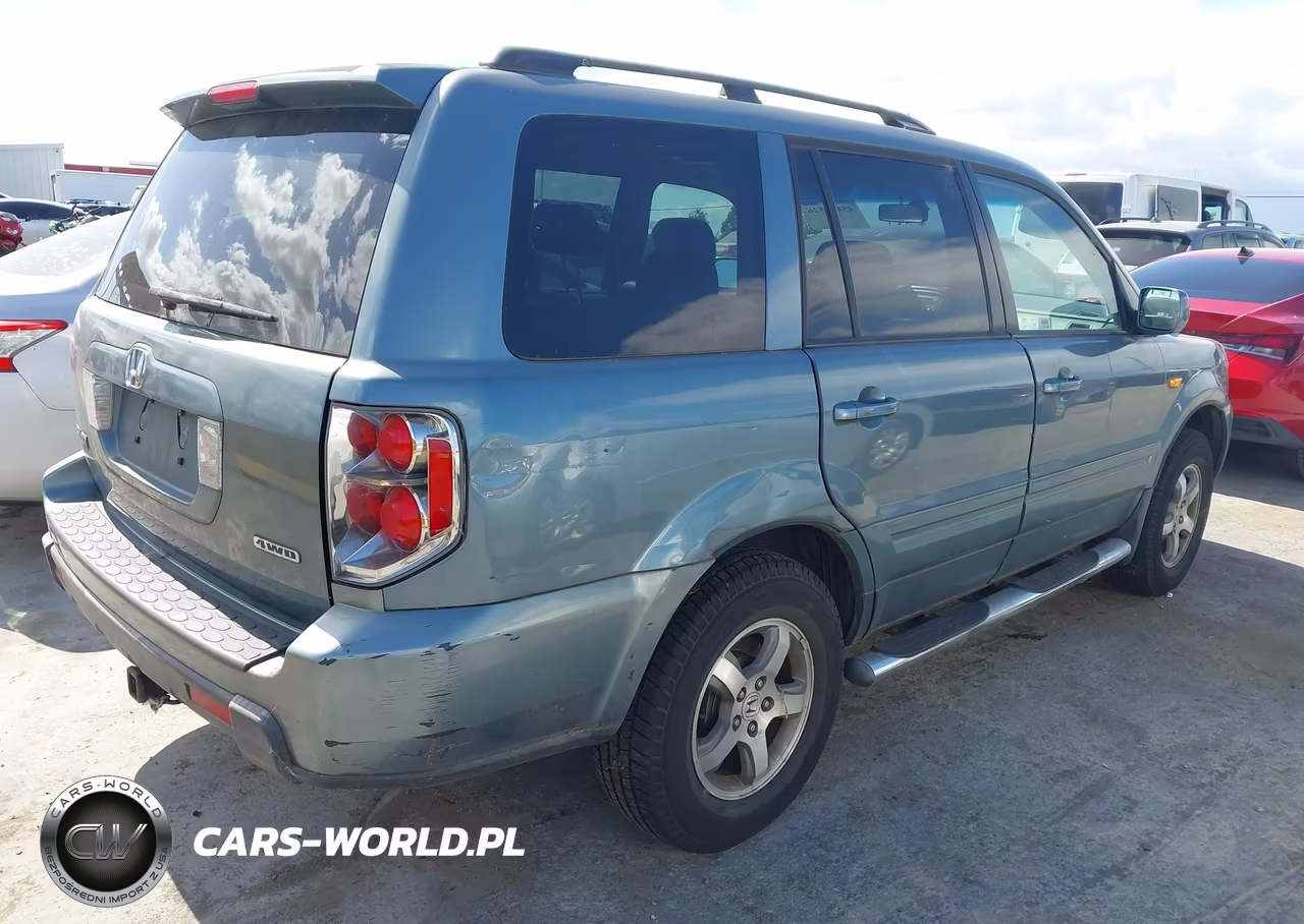 2006 Honda Pilot Ex VIN:2HKYF18606H542131 - 4