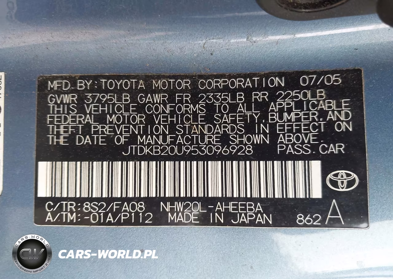 2005 Toyota Prius VIN:JTDKB20U953096928 - 9