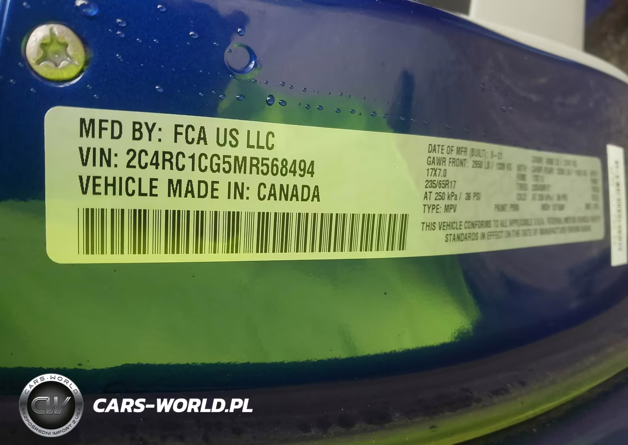 2021 Chrysler Voyager Lx VIN:2C4RC1CG5MR568494 - 9